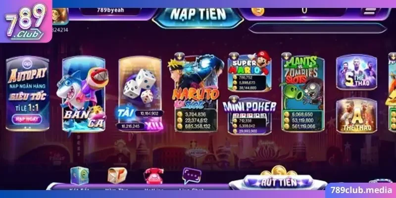 Cổng game 789Club có hơn 2 triệu tài khoản nhơ uy tín